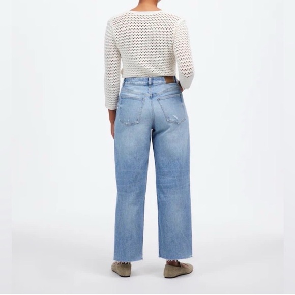 Madewell The Curvy Perfect Vintage Wide-Leg Crop Jean Size 31 - Picture 2 of 12